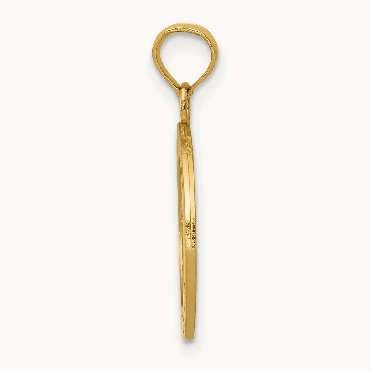 Saint Michael Medal Pendant — 14K Yellow Gold