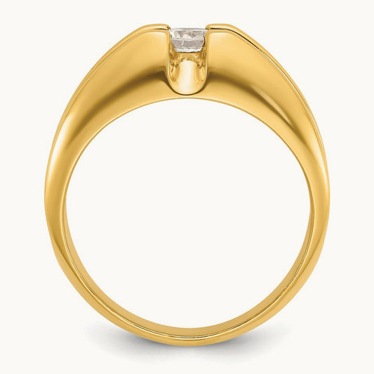 IBGoodman Men's Diamond Complete Ring, 14K