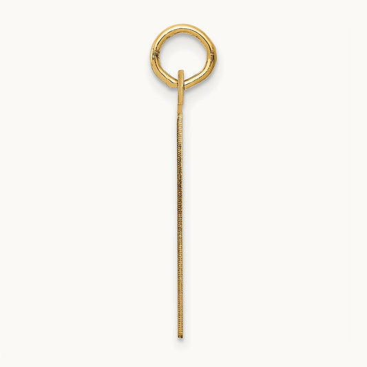 Saturday the First Day Calendar Pendant, 14K