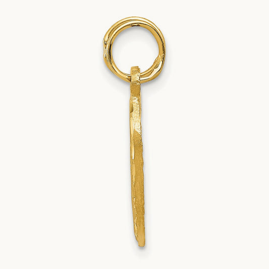 Break Apart MY LOVE TO YOU I GIVE MY HEART Charm, 14K