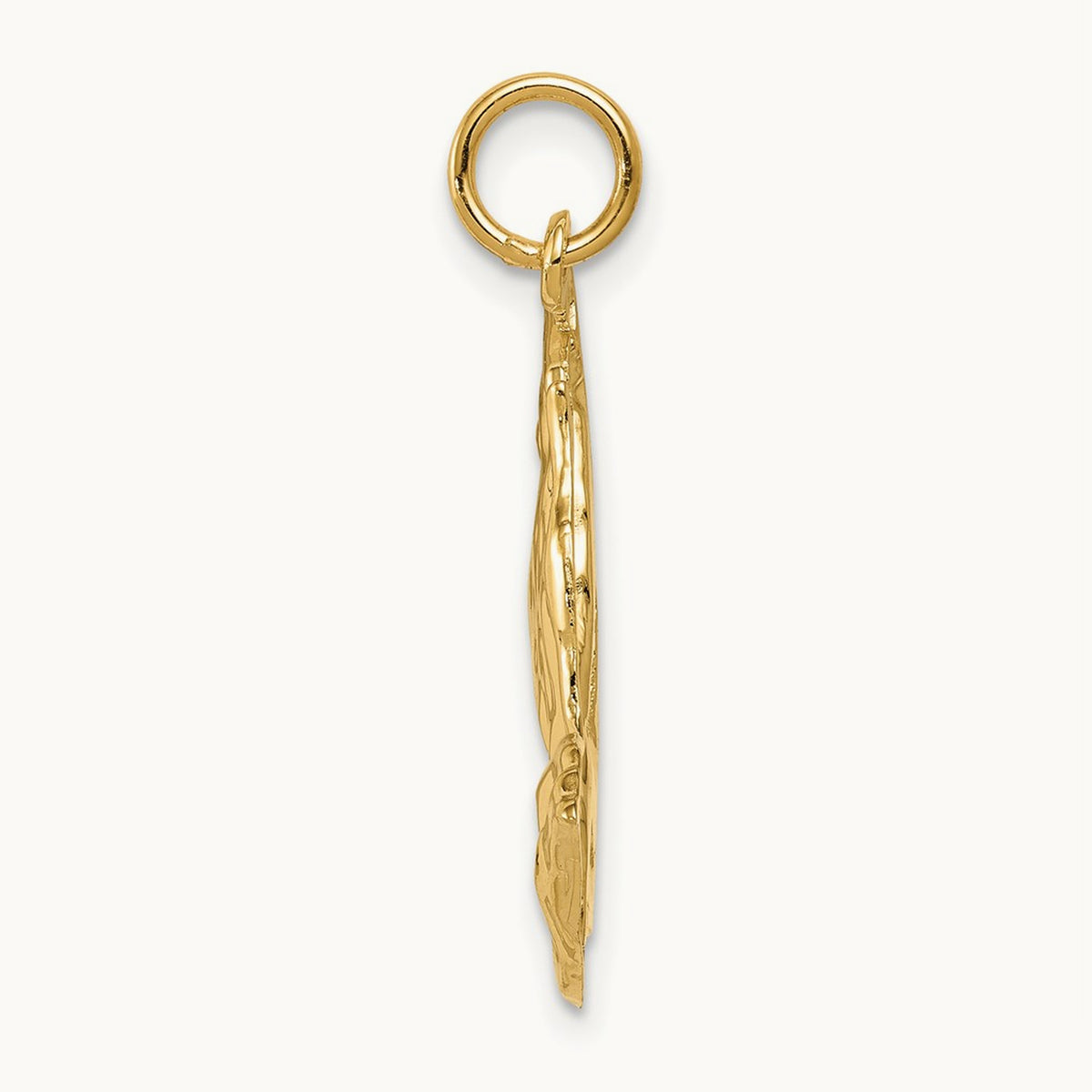Praying Hands Pendant — 14K Yellow Gold