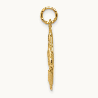 Praying Hands Pendant — 14K Yellow Gold