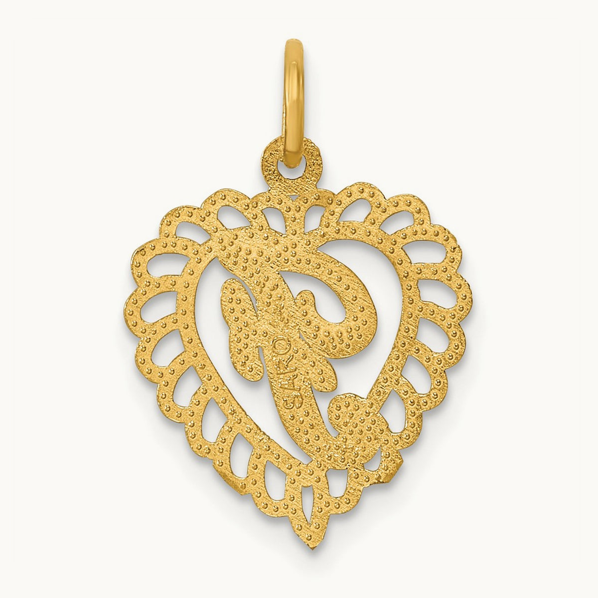 Heart Charm — F