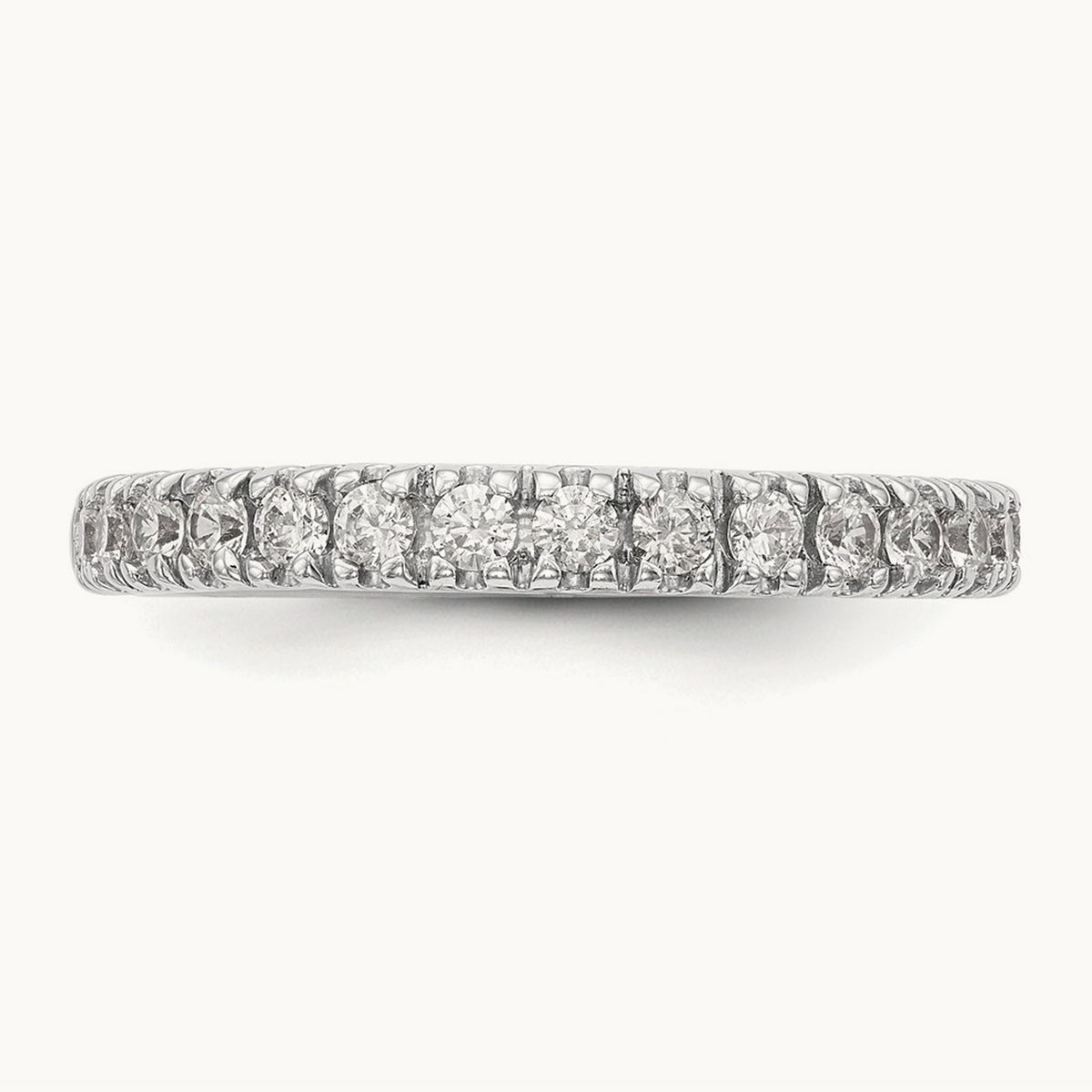 Diamond Band, 14K White Gold