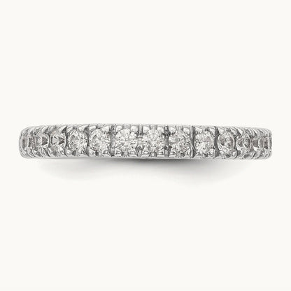 Diamond Band, 14K White Gold
