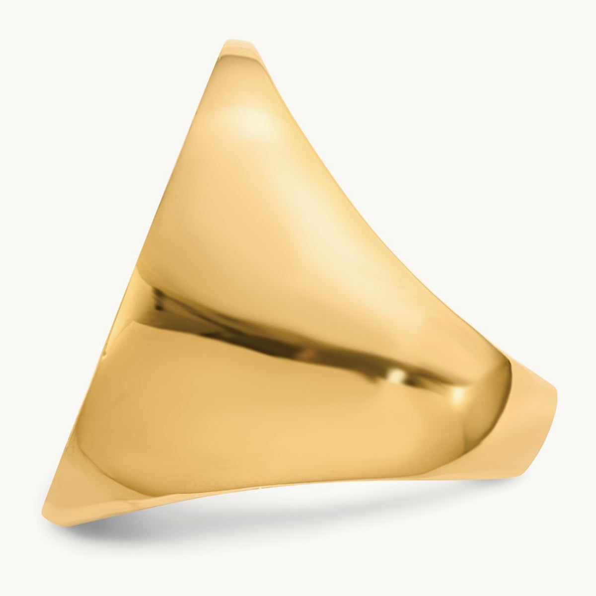 Open Back Mens Signet Ring — photo set