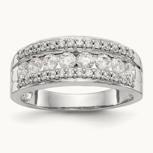 Diamond Band, 14K White Gold