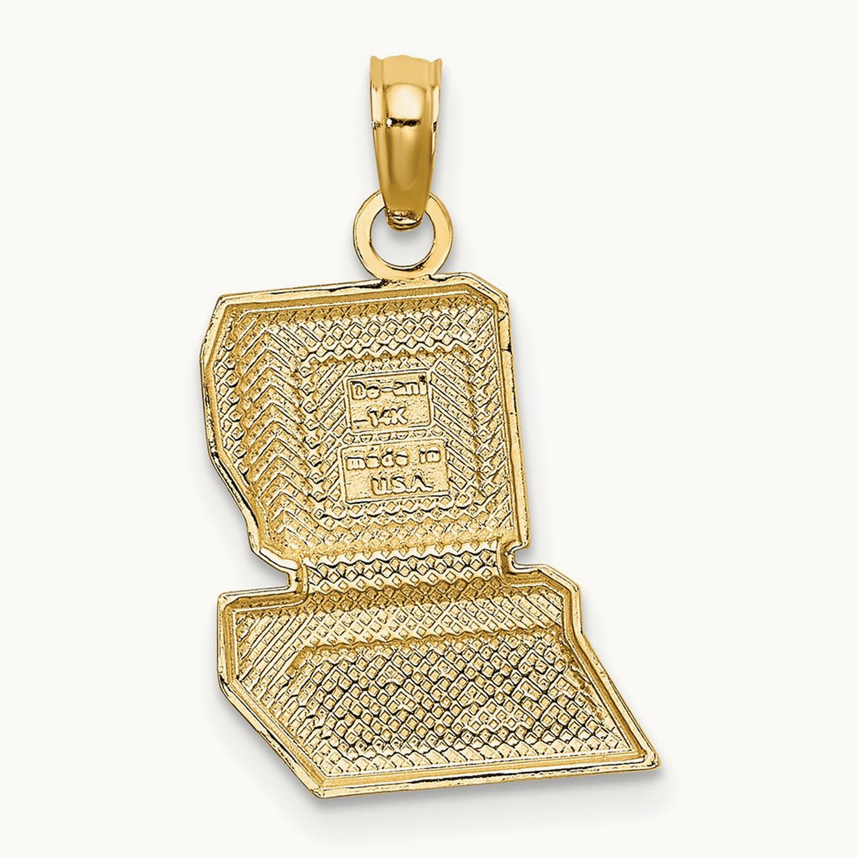 COMPUTER WHIZ Charm, 14K