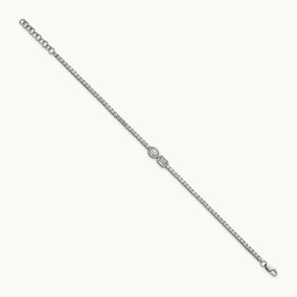 With Ext. Tennis Bracelet, 3.00 ct tw Lab-Grown Diamond