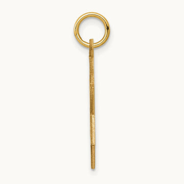 Laser Designed Star of David Pendant — 14K Yellow Gold, 26mm