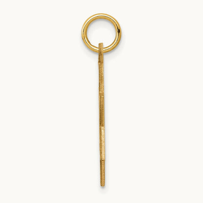 Laser Designed Star of David Pendant — 14K Yellow Gold, 26mm