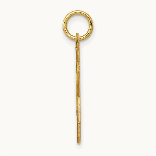 Laser Designed Star of David Pendant — 14K Yellow Gold, 26mm