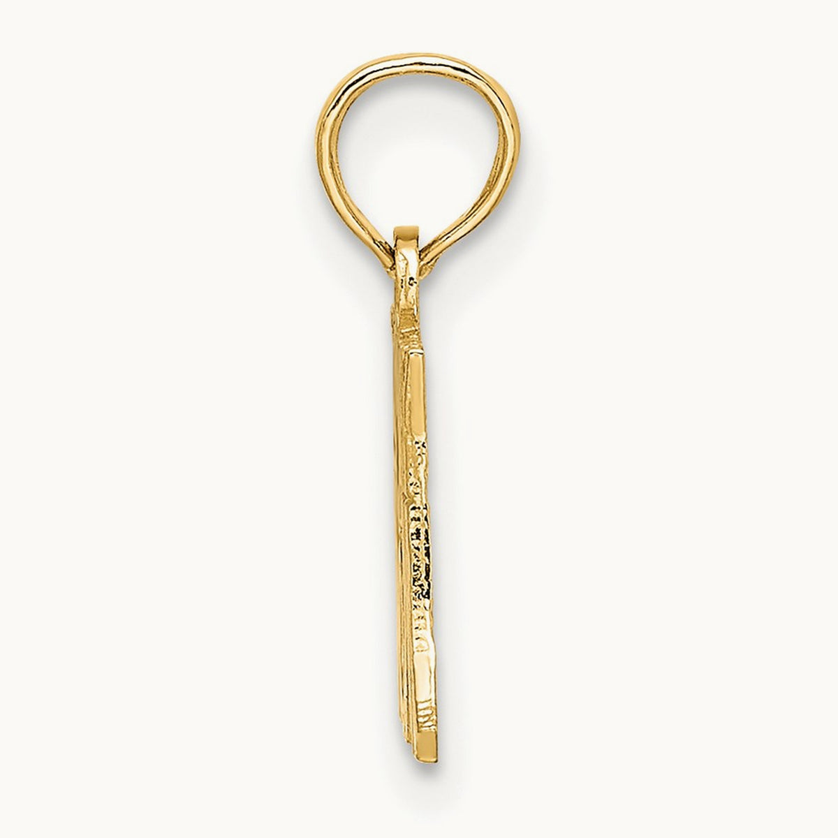 I HEART MY MOM Charm — 14K Yellow Gold