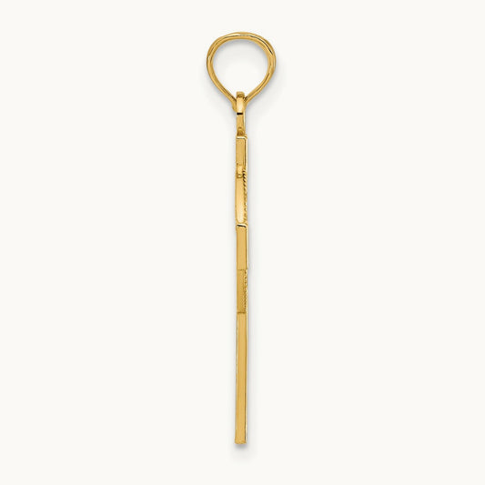 Celtic Cross Pendant — 14K Yellow Gold