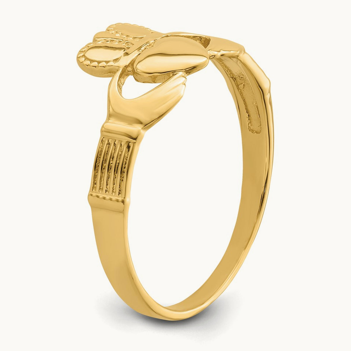 Ladies Claddagh Ring, 14K