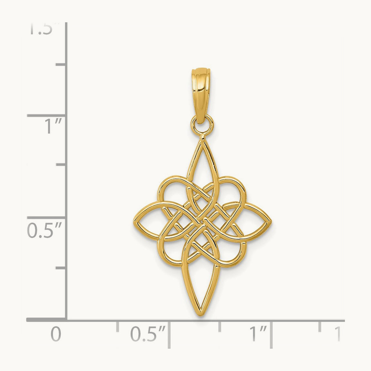 Celtic Knot Pendant, 14K