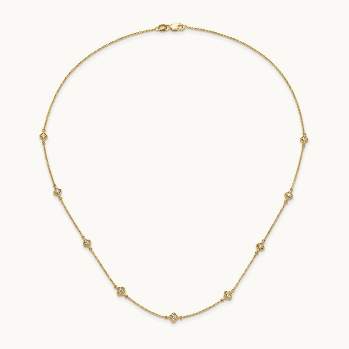 Diamond Multi Station Necklace