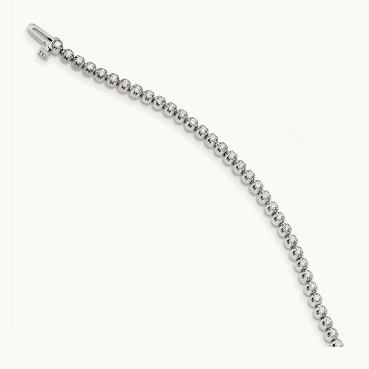 VS Diamond Tennis Bracelet, 14K White Gold