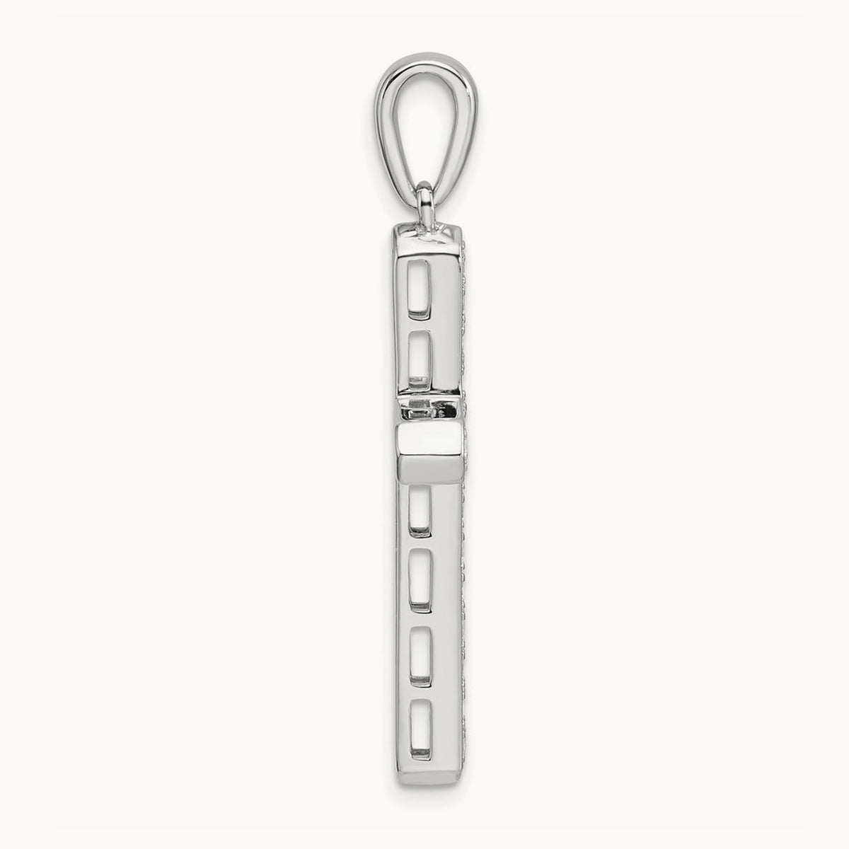 Cross Pendant, 0.75 ct tw Lab-Grown Diamond