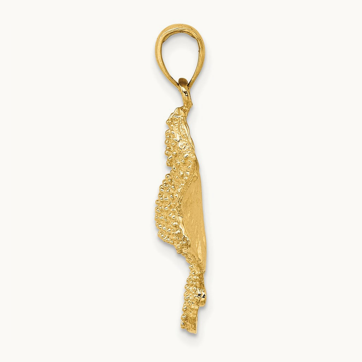 Textured Spotted Eagle Ray Charm — 22.55mm