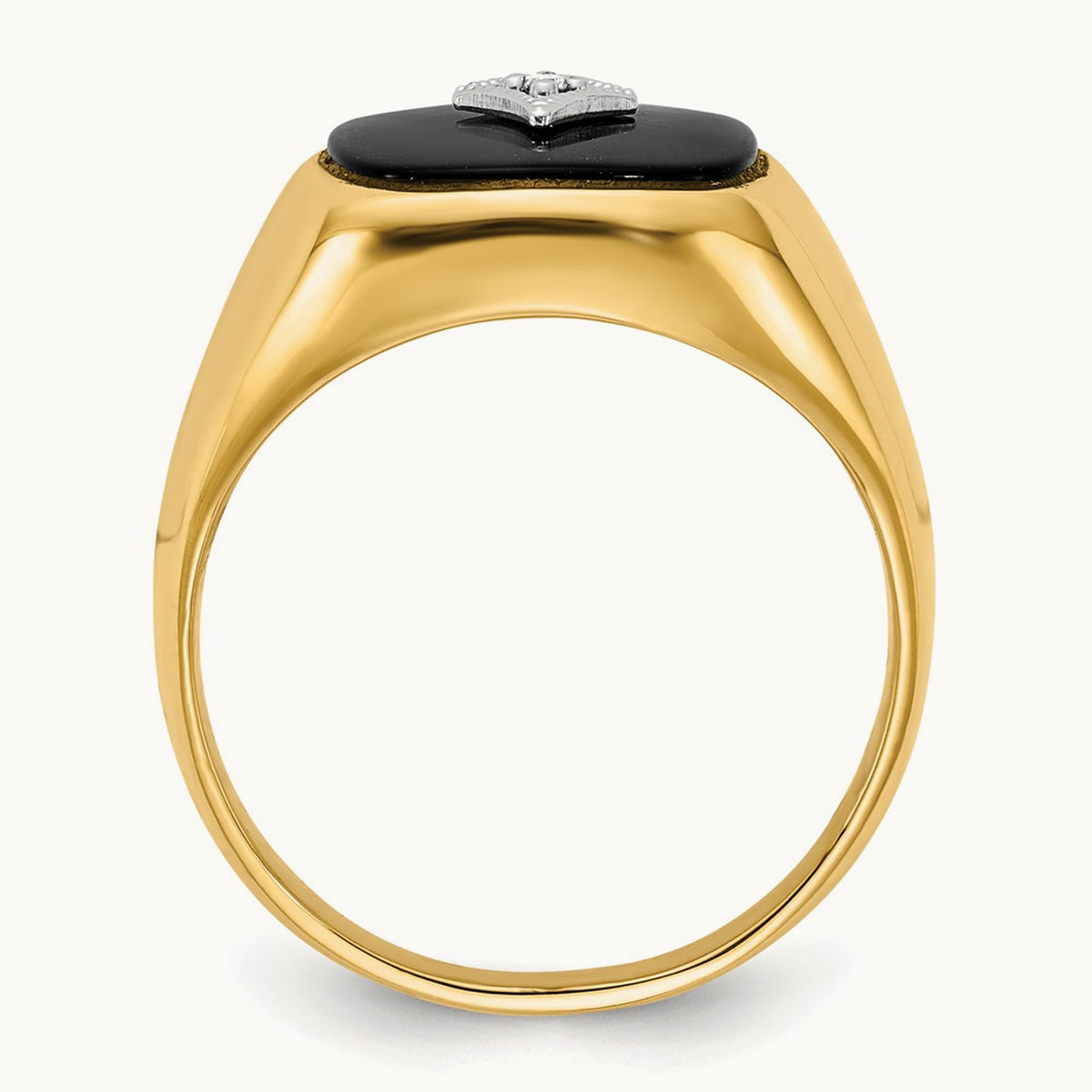 VS Diamond men's ring, 14K