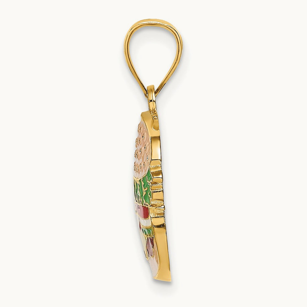 w/Enamel Cheeseburger Charm, 14K