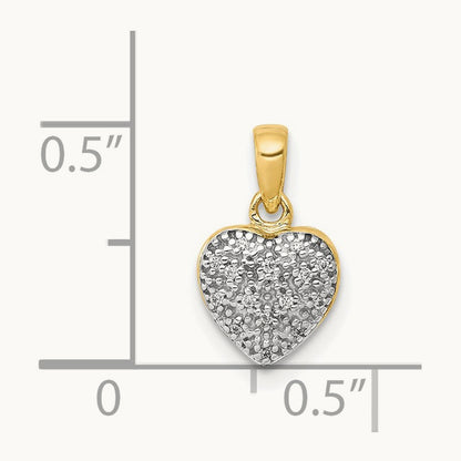 w/ Diamond Heart Pendant — photo set