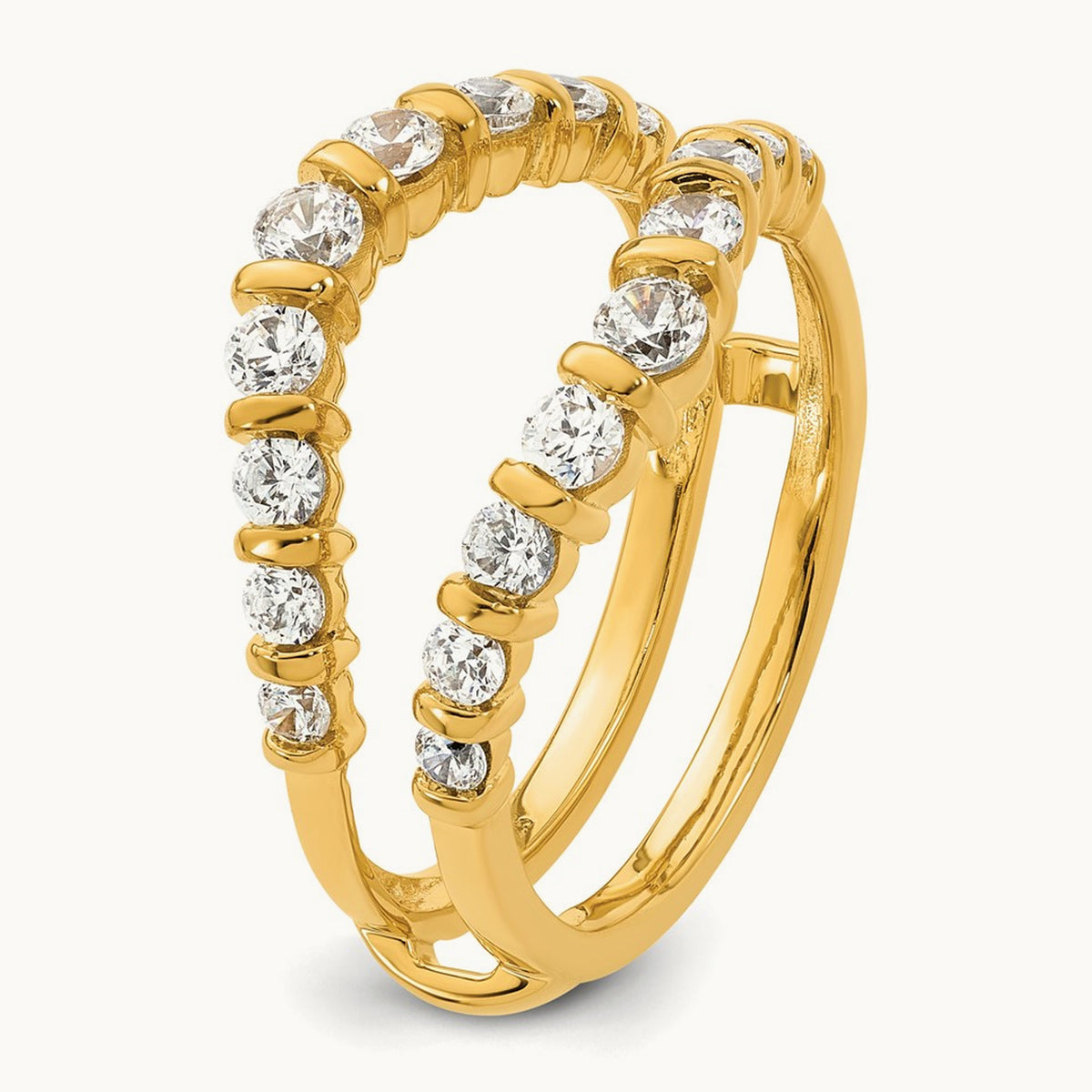 Complete Diamond Ring Guard, 14K