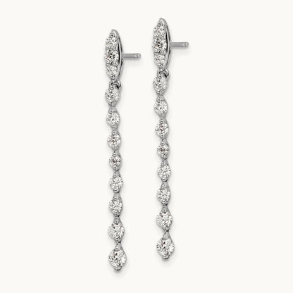 Dangle Post Earrings, 1.00 ct tw Lab-Grown Diamond