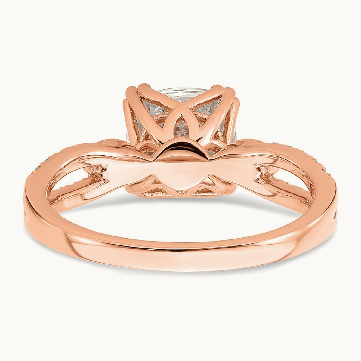 Cushion Semi-Mount Engagement Ring — 2 ct, 7