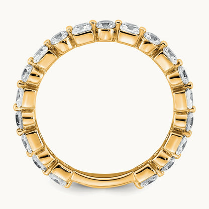 Wedding Band, 1.50 ct tw Lab-Grown Diamond — 14K Yellow Gold