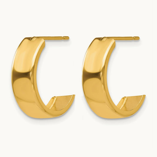 Hoop Earrings, 14K