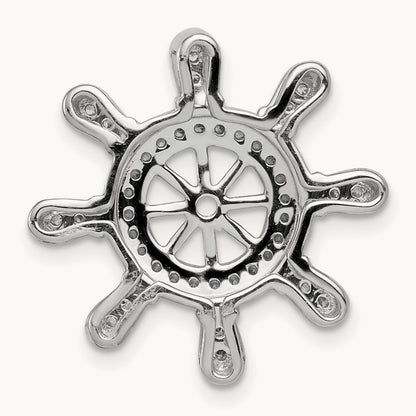 1/4ct. Diamond Ship Wheel Pendant — photo set