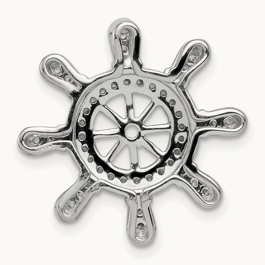 1/4ct. Diamond Ship Wheel Pendant — photo set