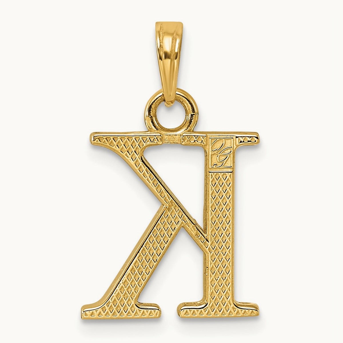 Polished Pendant — K