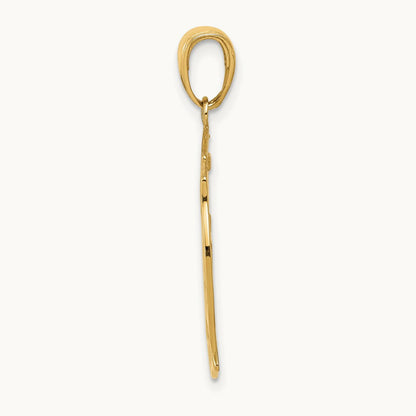 FD MEMBER in Shield Pendant — 14K Yellow Gold