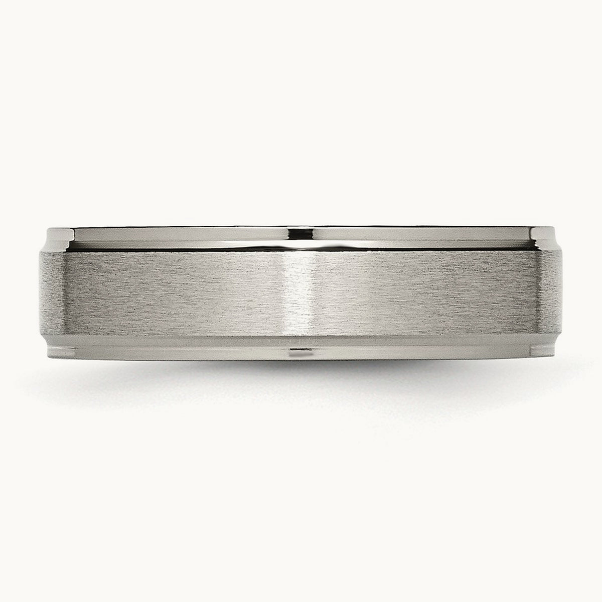 Brushed Center Ridged Edge Band — photo set