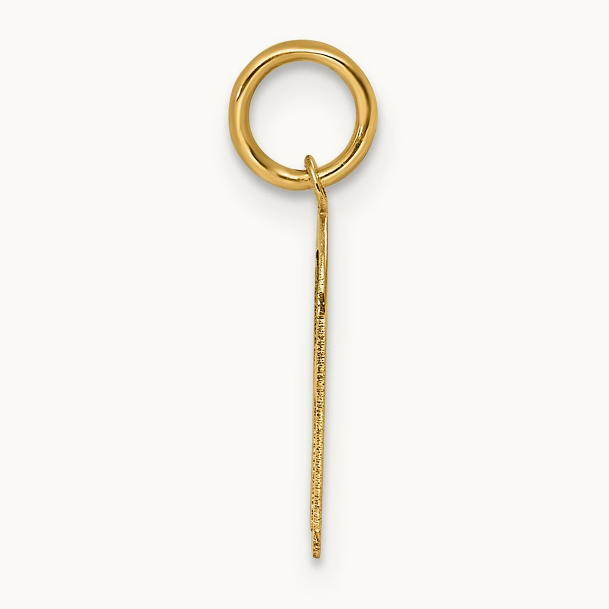 Initial Pendant, 14K Yellow Gold