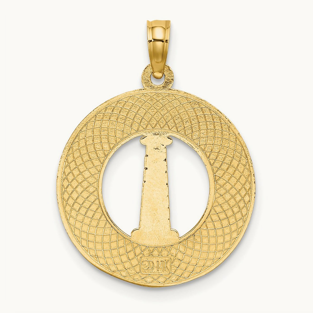 CAPE COD Lighthouse Charm, 14K