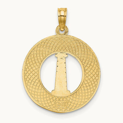 CAPE COD Lighthouse Charm, 14K