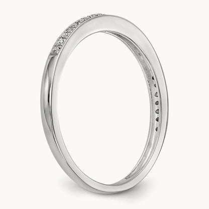 Diamond Wedding Band, 14K White Gold