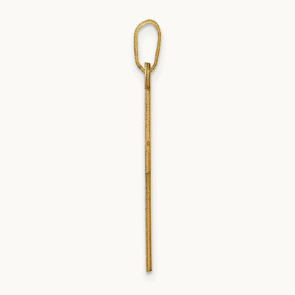 Polished Cross Charm, 14K