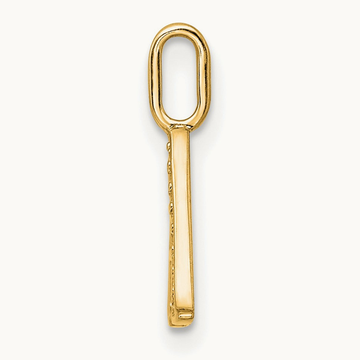 Diamond Letter A Initial Pendant, 14K