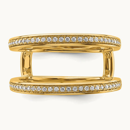 Complete Diamond Ring Guard — 14K Yellow Gold