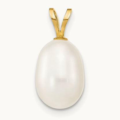 8- Rice Freshwater Cultured Pearl Pendant — photo set