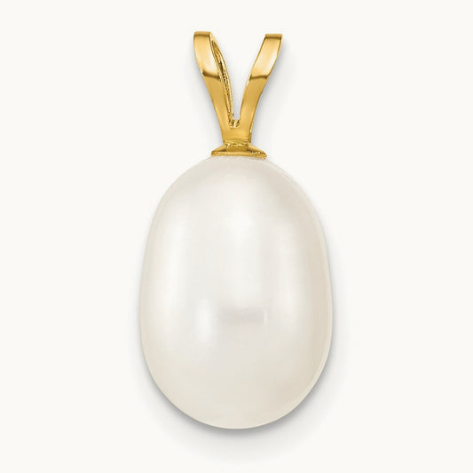 8- Rice Freshwater Cultured Pearl Pendant — photo set