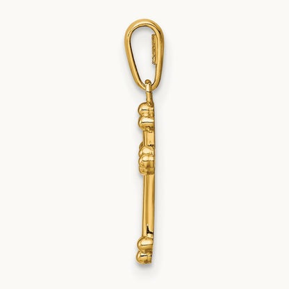 Cross Pendant, 14K