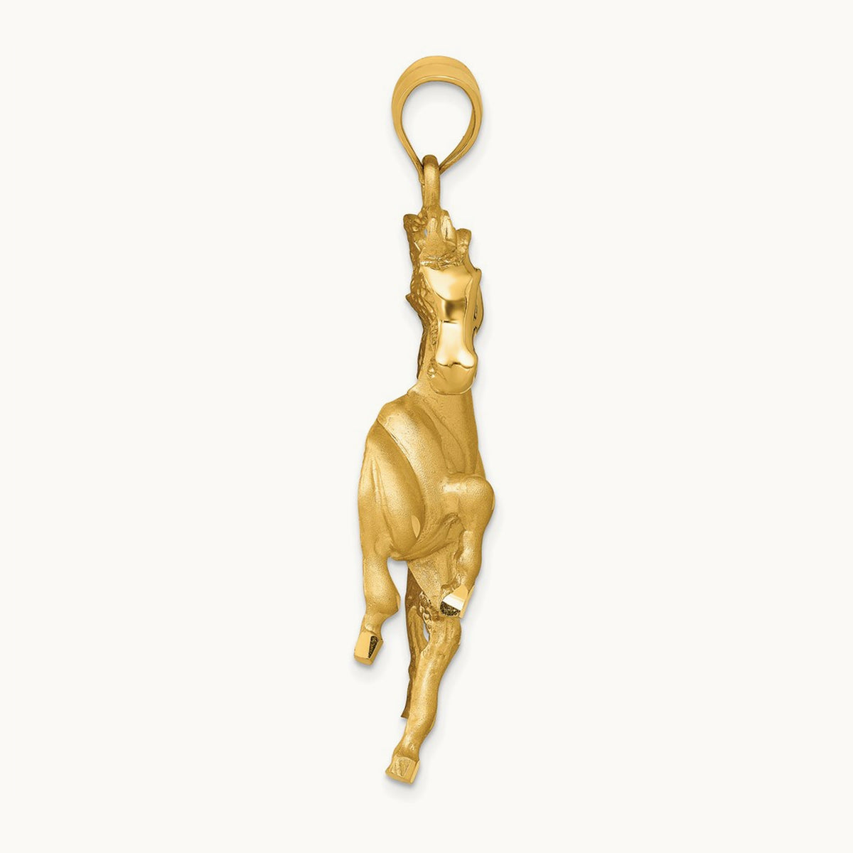 Horse Pendant, 14K