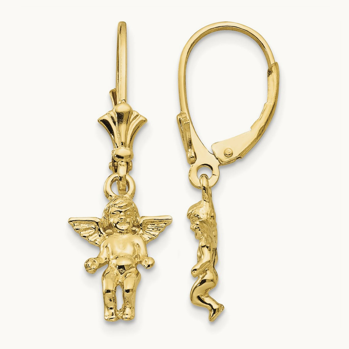 Angel Leverback Earrings — 25.6mm