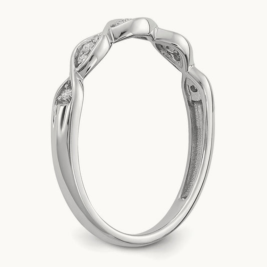 Diamond Wedding Band, 14K White Gold